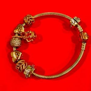 Authentic pandora rose gold motives bracelet